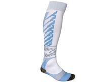 Recovery socks, White/Blue, 15-20 mmHg